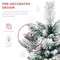 Best Choice Products Set of 2 24.5in Outdoor Pathway Christmas Trees Decor w/ LED Lights